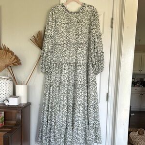 Floral Print Maxi Dress